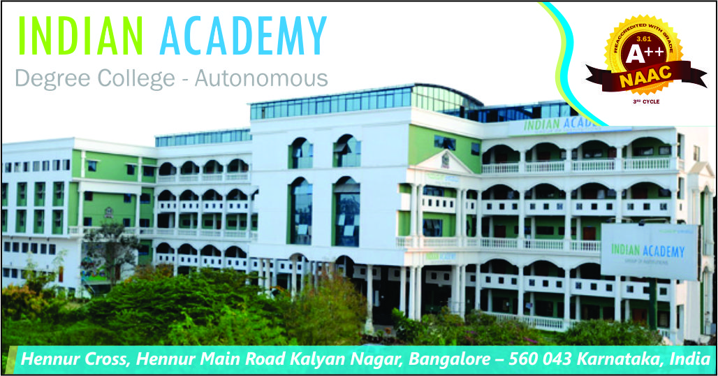 out side view of Indian Academy Degree College - IADC Bangalore